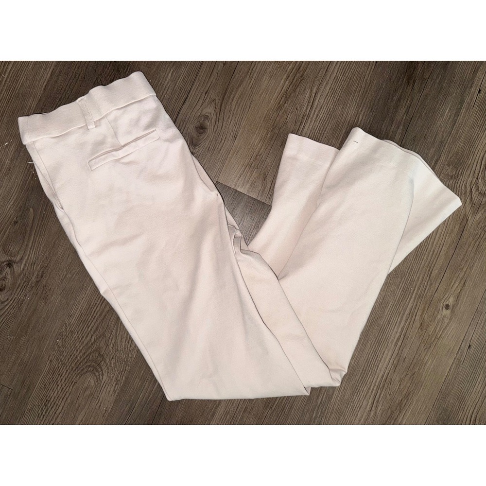 Jules & Leopold Beige Ponte Knit Straight Leg Dress Pants Large